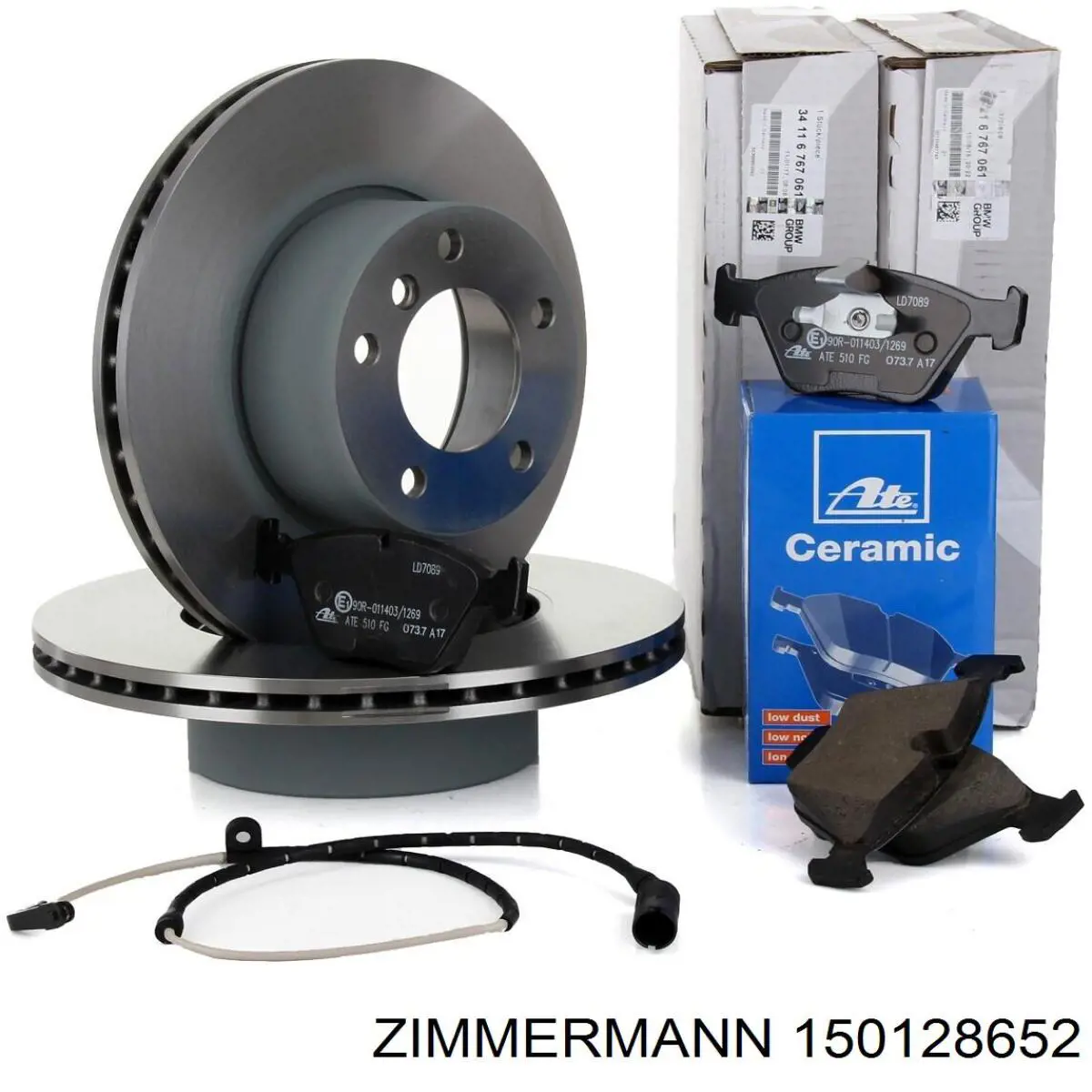 Тормозные диски 150128652 Zimmermann