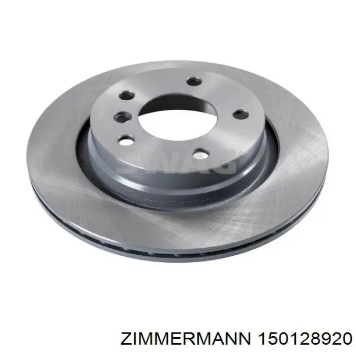 Купить 150128920 Zimmermann Диск тормозной задний