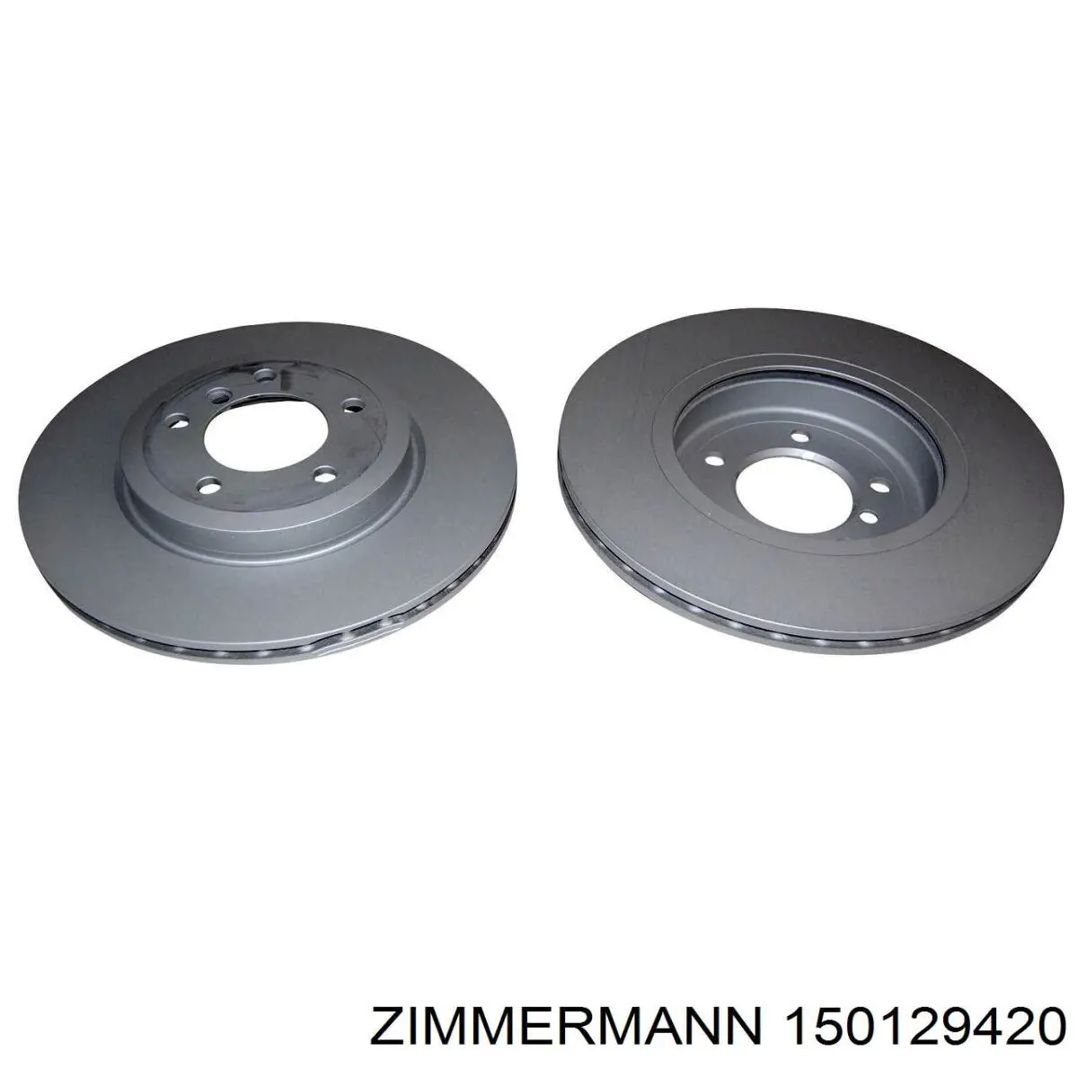 150129420 Zimmermann передние тормозные диски