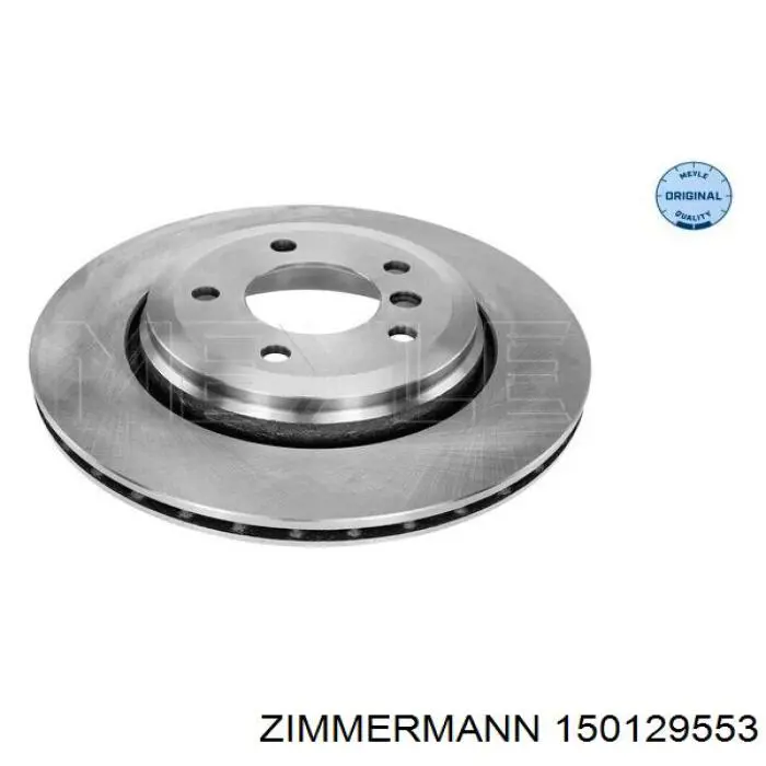 Купить 150129553 Zimmermann Диск тормозной задний