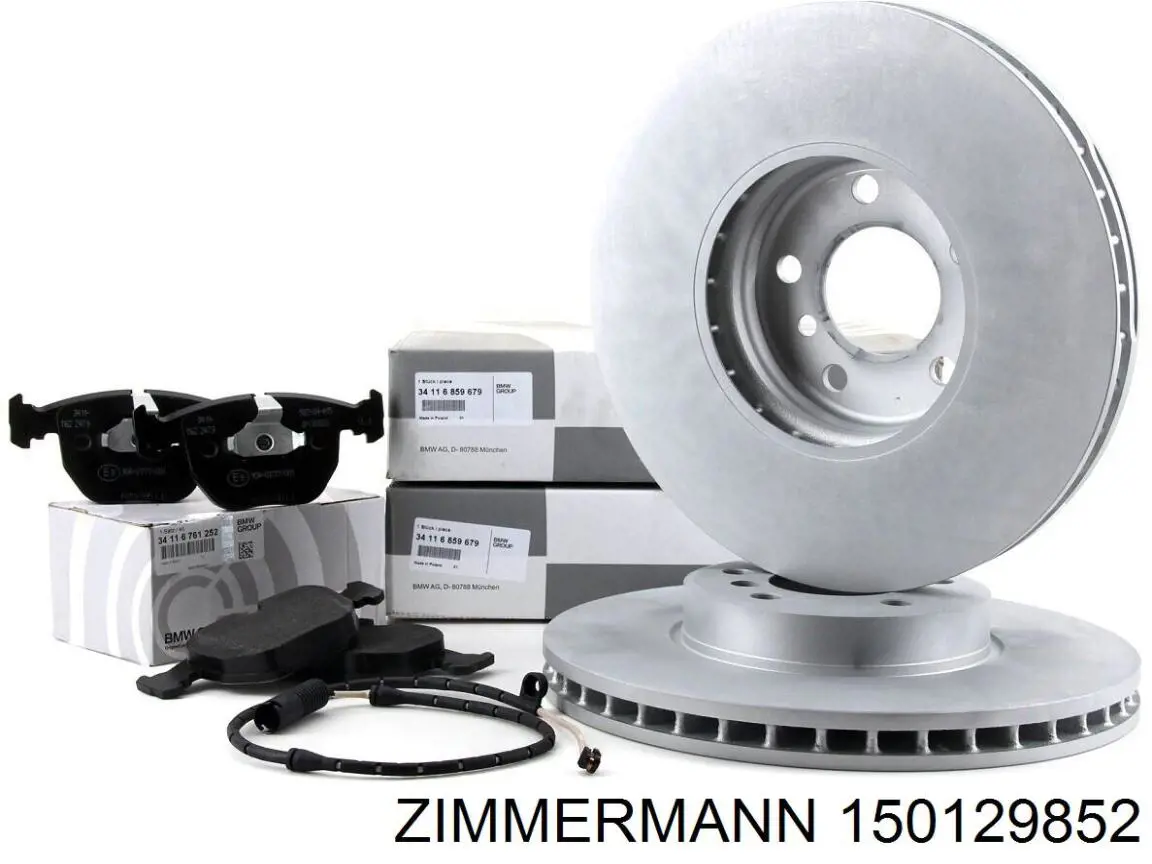 Купить 150129852 Zimmermann Ротор тормозной