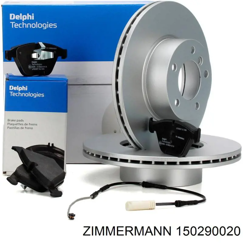 Тормоз дисковый передний Zimmermann 150290020 цена, от 73.36 USD