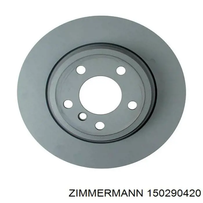 Купить 150290420 Zimmermann Диск тормозной задний