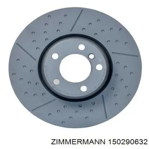 Передние тормозные диски 150290632 Zimmermann