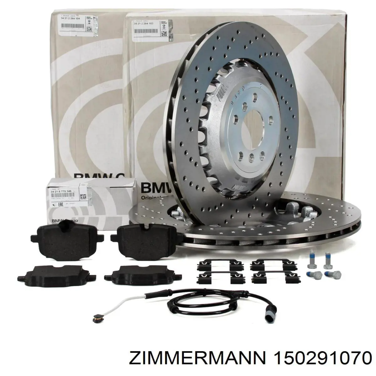 Купить 34212284104 BMW Диск тормозной задний