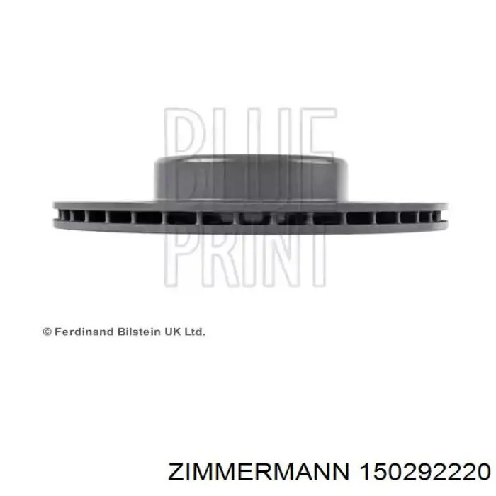 Задний тормозной диск Zimmermann 150292220 цена, от 137.63 USD