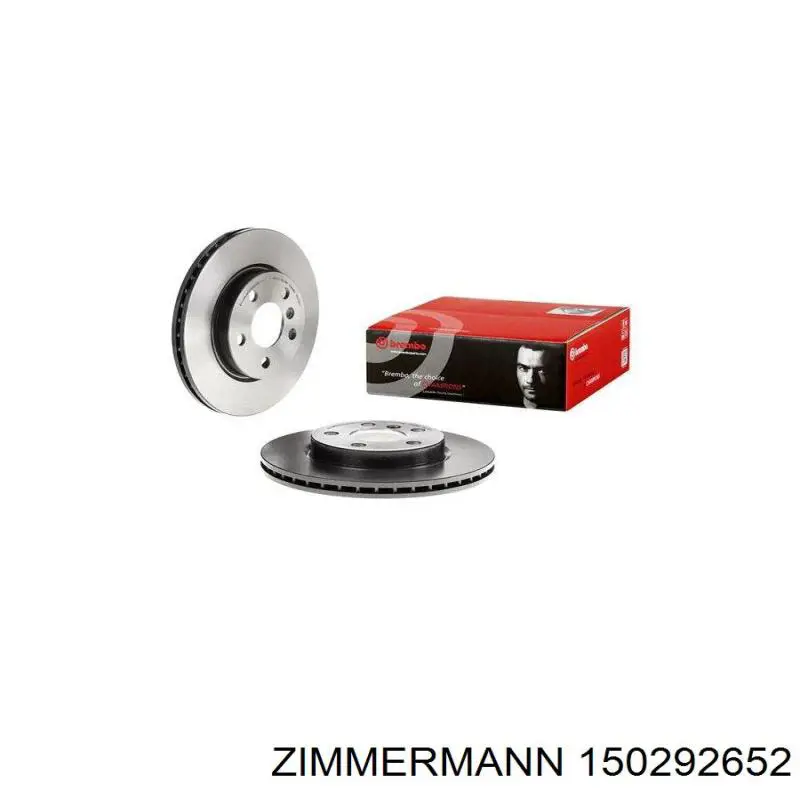 Тормоз дисковый передний Zimmermann 150292652 цена, от 68.46 USD