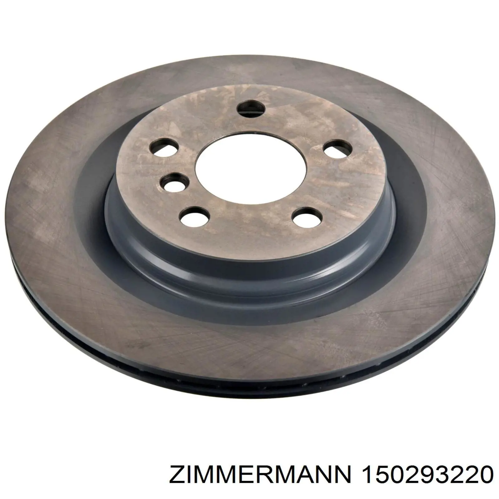 Купить 150293220 Zimmermann Диск тормозной задний