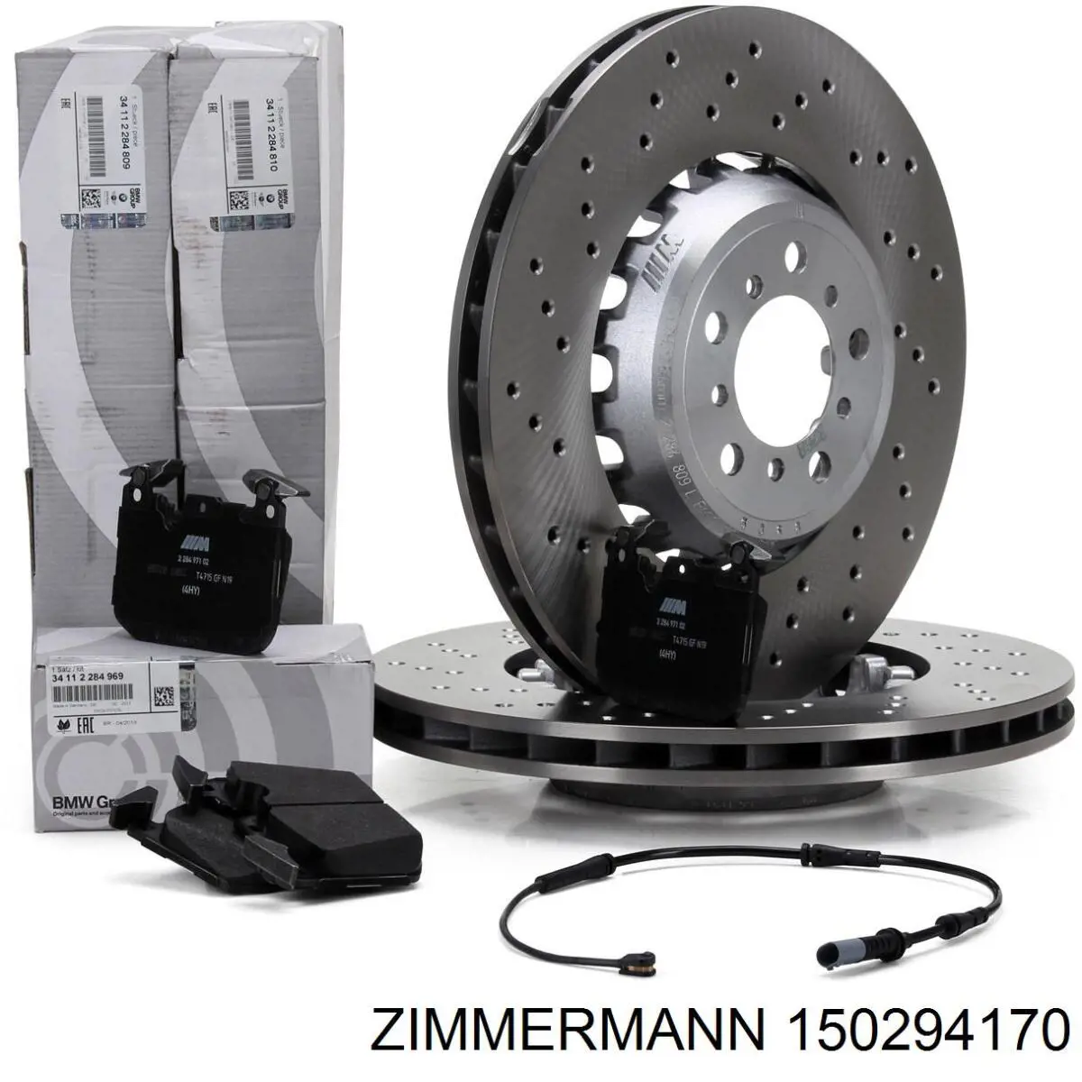 Тормоз дисковый передний Zimmermann 150294170 цена, от 336.83 USD