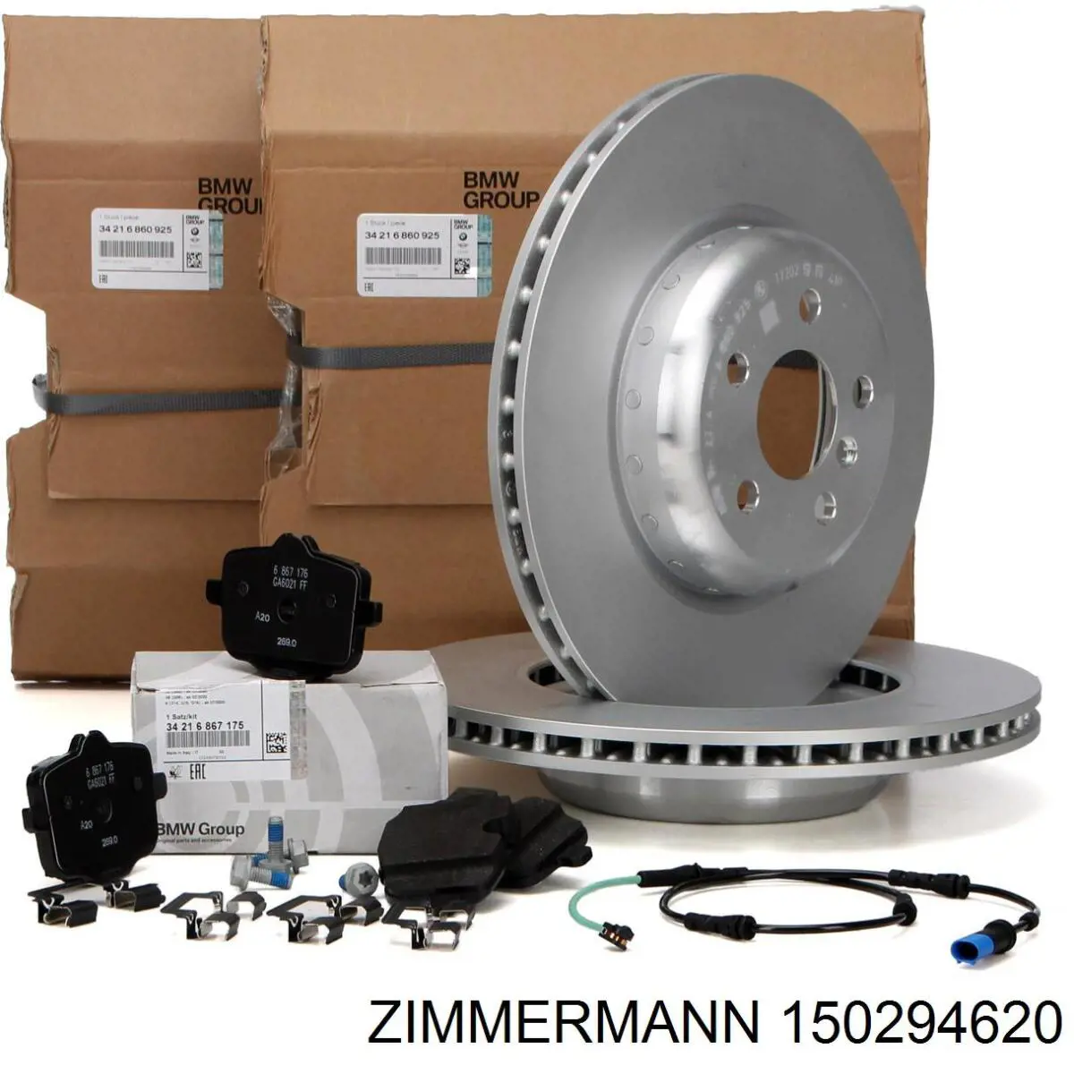 Задний тормозной диск Zimmermann 150294620 цена, от 106.21 USD