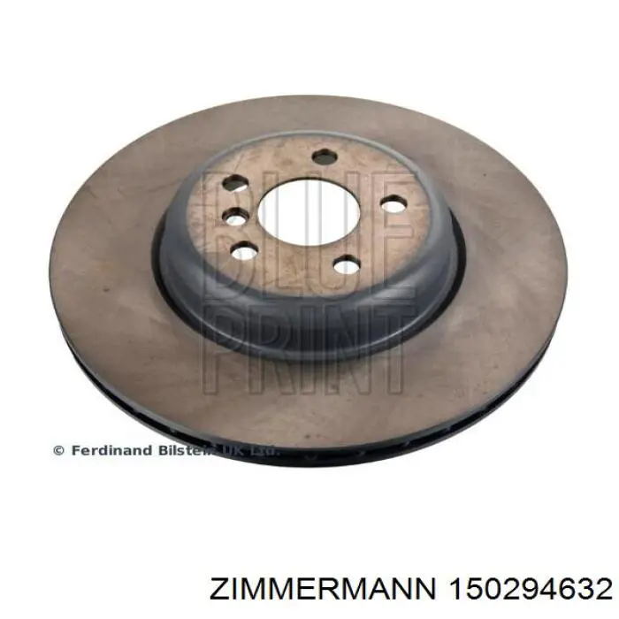 Купить 150294632 Zimmermann Диск тормозной задний