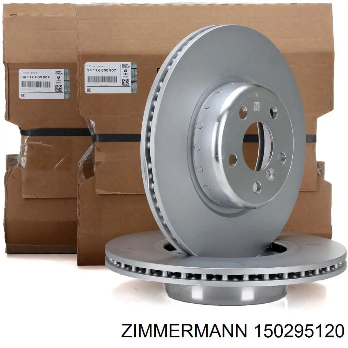Передний тормозной диск Zimmermann 150295120