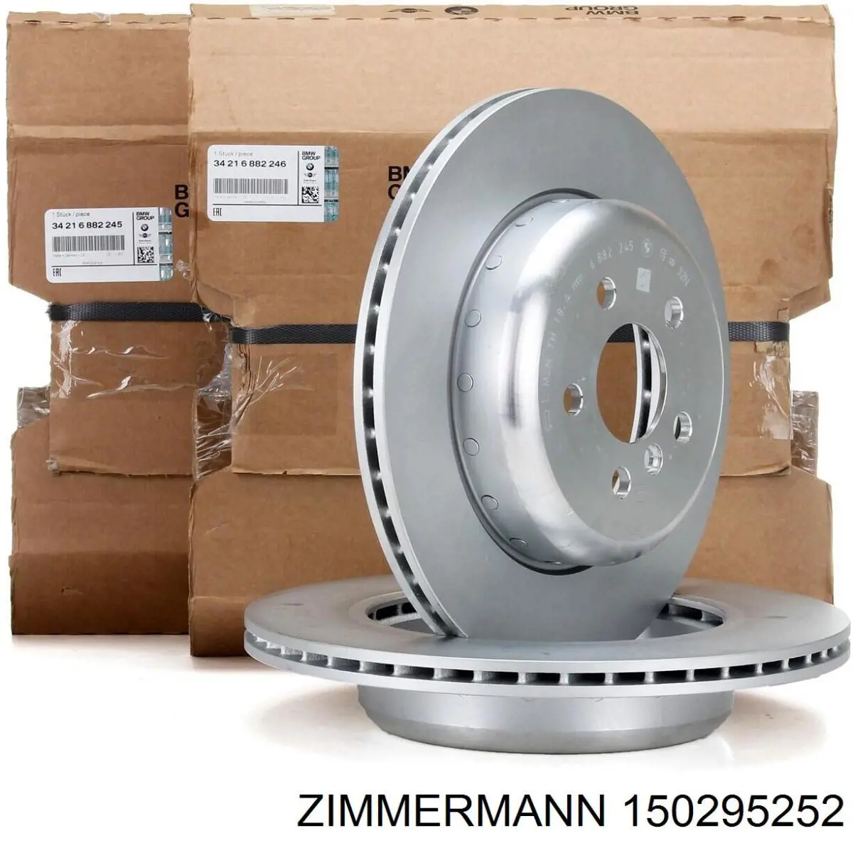 Купить 150295252 Zimmermann Диск тормозной задний