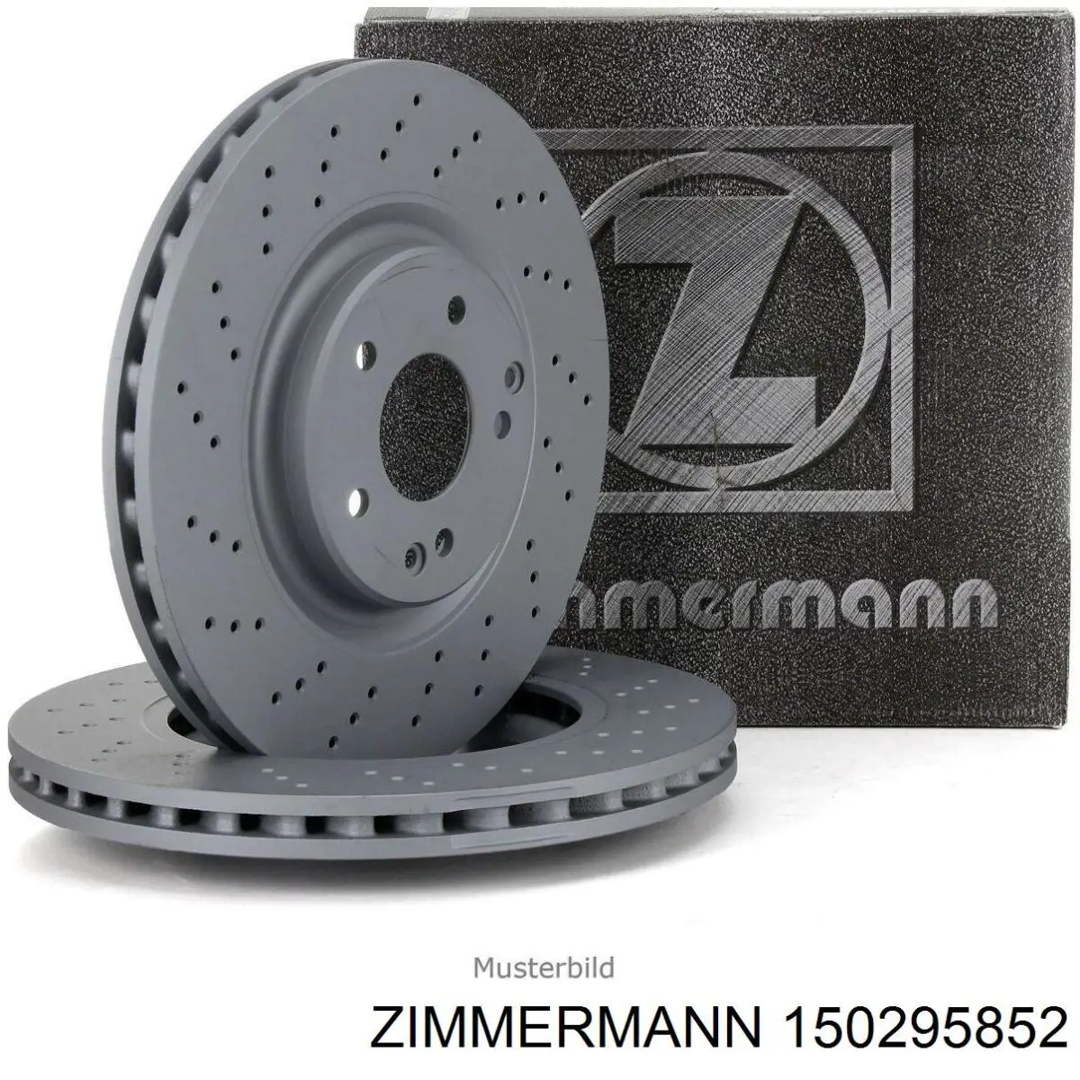 150.2958.52 Zimmermann disco do freio dianteiro