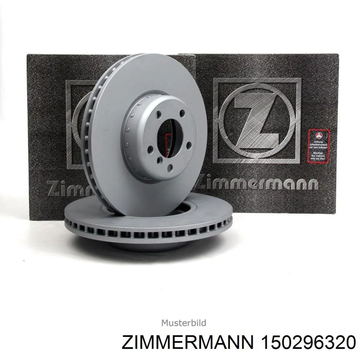 150296320 Zimmermann disco do freio dianteiro