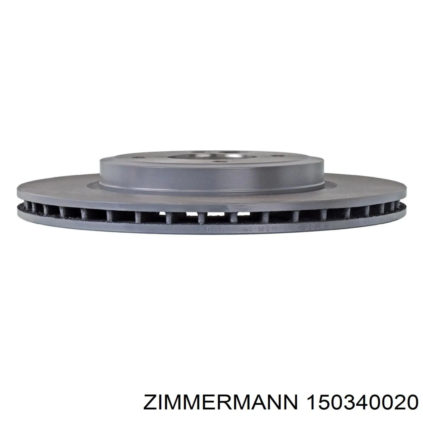 Передние тормозные диски 150340020 Zimmermann