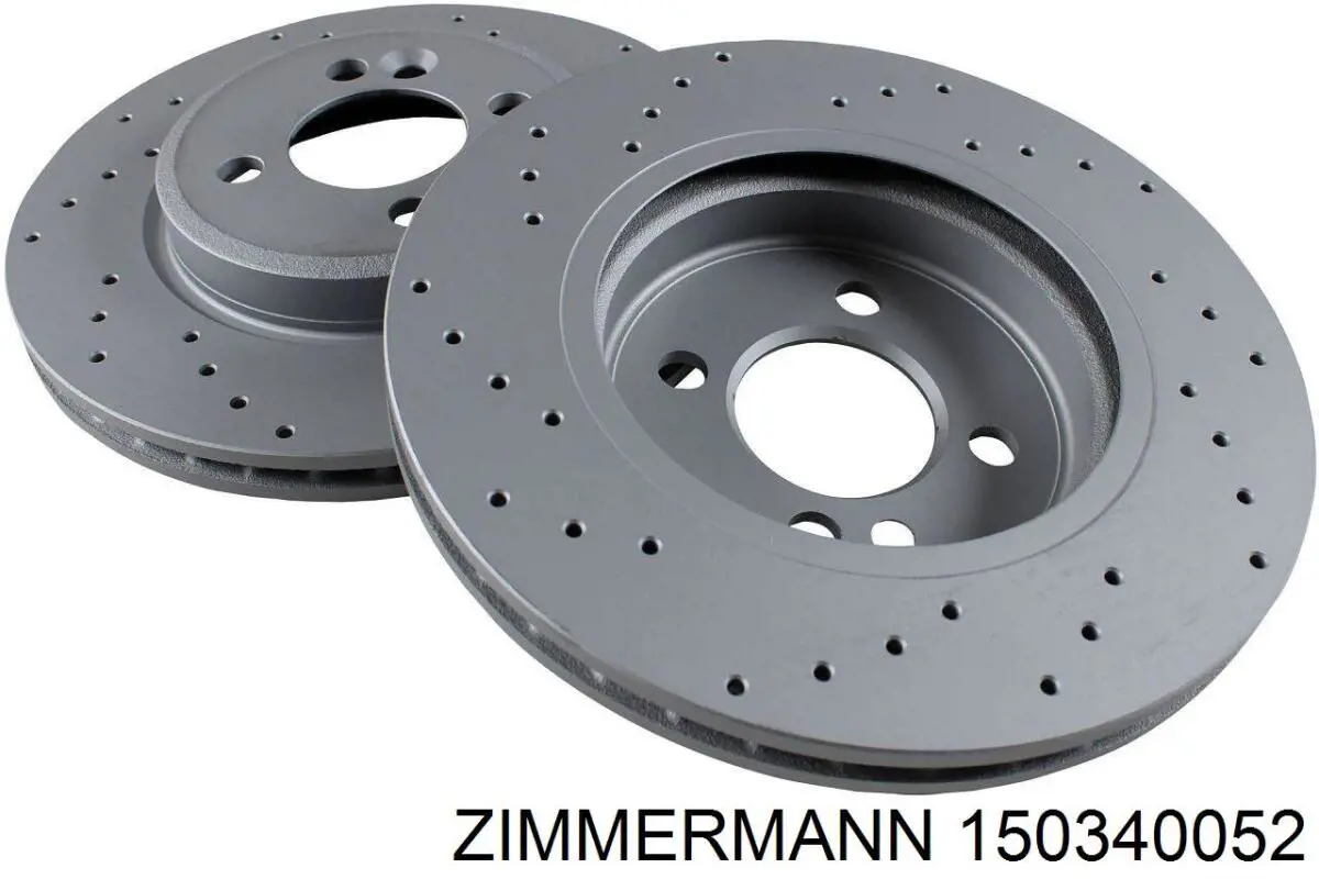 Передние тормозные диски 150340052 Zimmermann