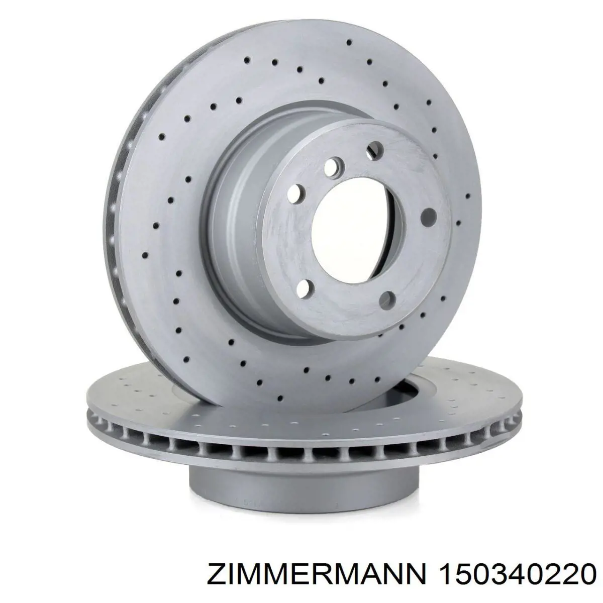 Передние тормозные диски 150340220 Zimmermann