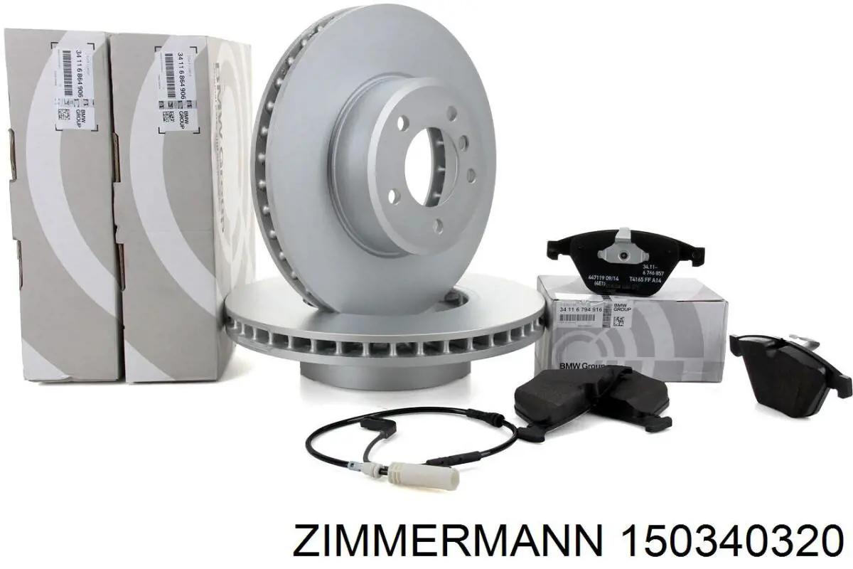 Купить 150340320 Zimmermann Ротор тормозной
