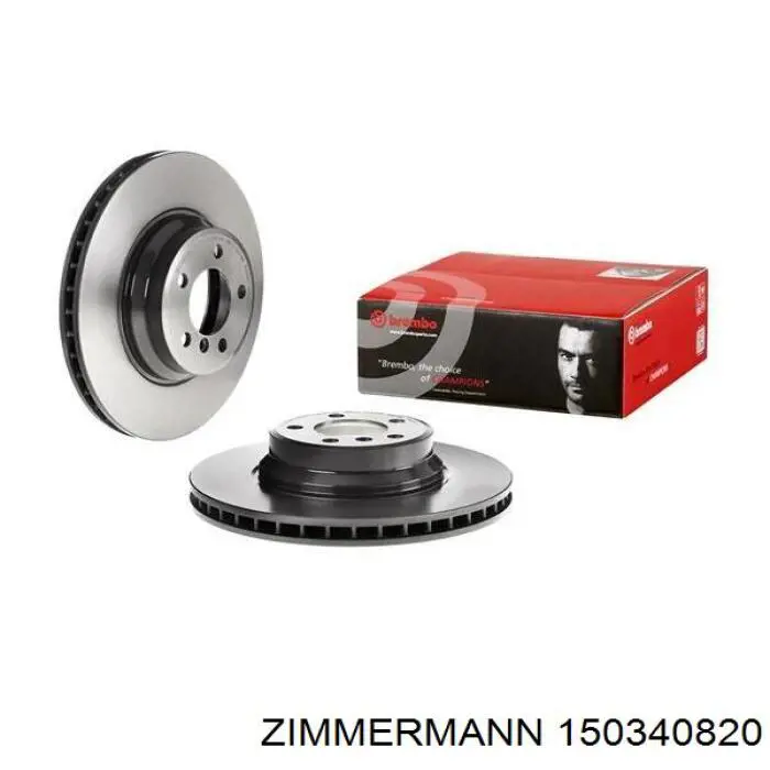 Передний тормозной диск Zimmermann 150340820