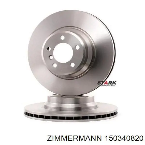 Тормоз дисковый передний Zimmermann 150340820 цена, от 73.55 USD