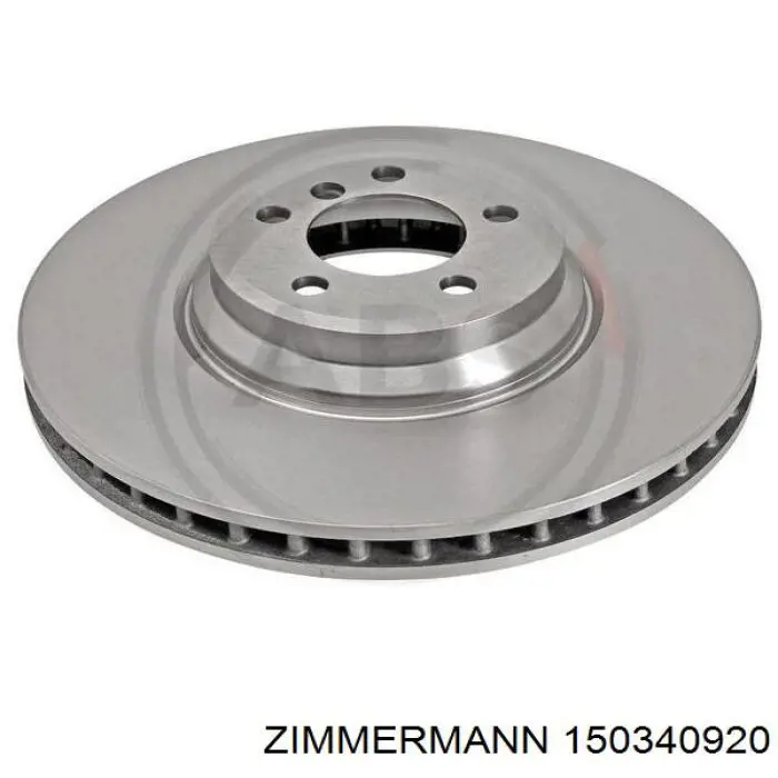 Передние тормозные диски 150340920 Zimmermann
