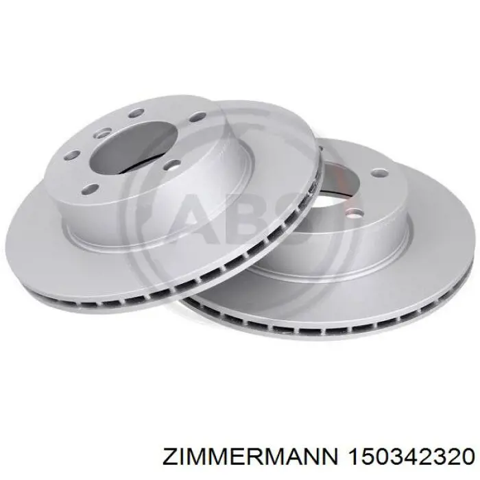 Тормоз дисковый передний Zimmermann 150342320 цена, от 55.95 USD