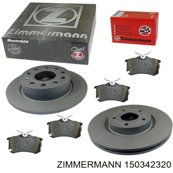 Купить 150342320 Zimmermann Ротор тормозной