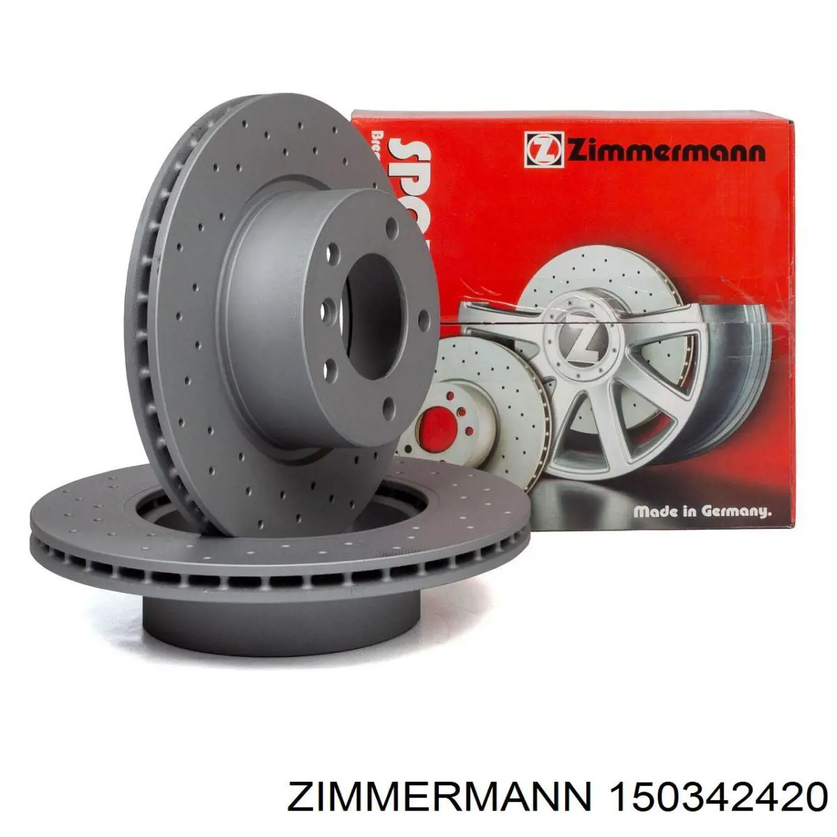 Купить 150342420 Zimmermann Ротор тормозной