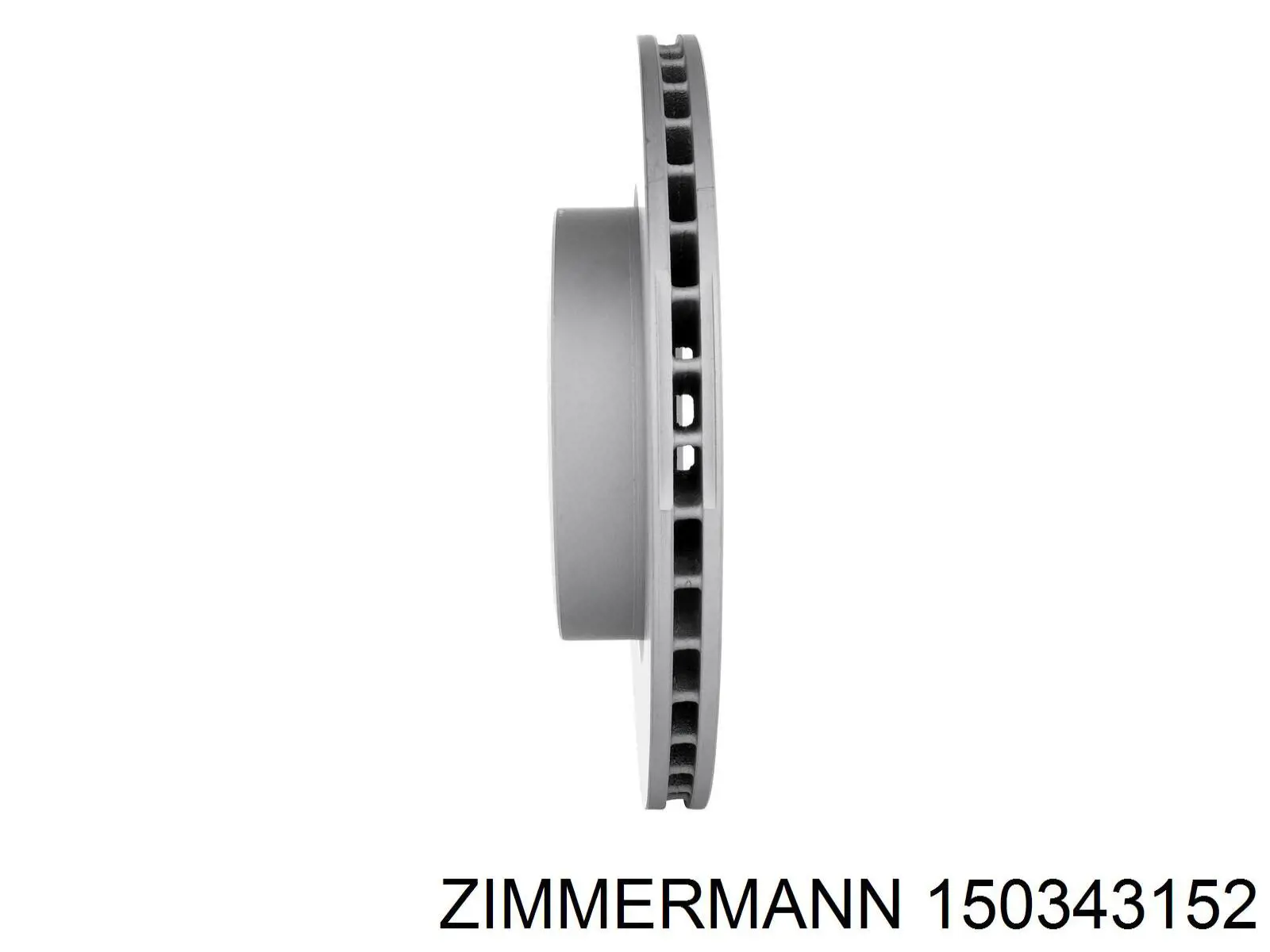 Диск гальмівний передній 150343152 Zimmermann
