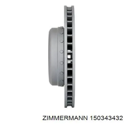 Передний тормозной диск Zimmermann 150343432