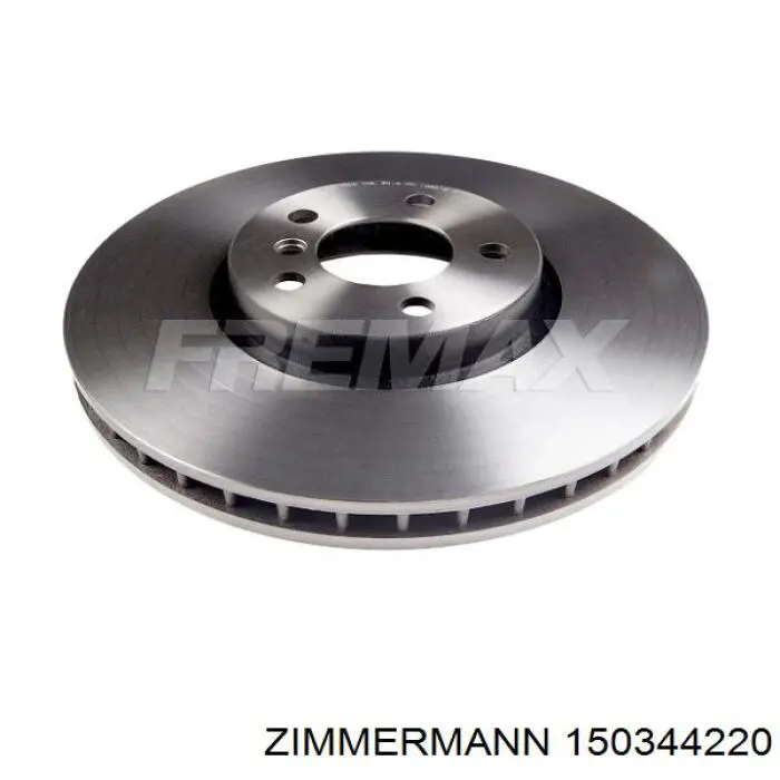 Передний тормозной диск Zimmermann 150344220