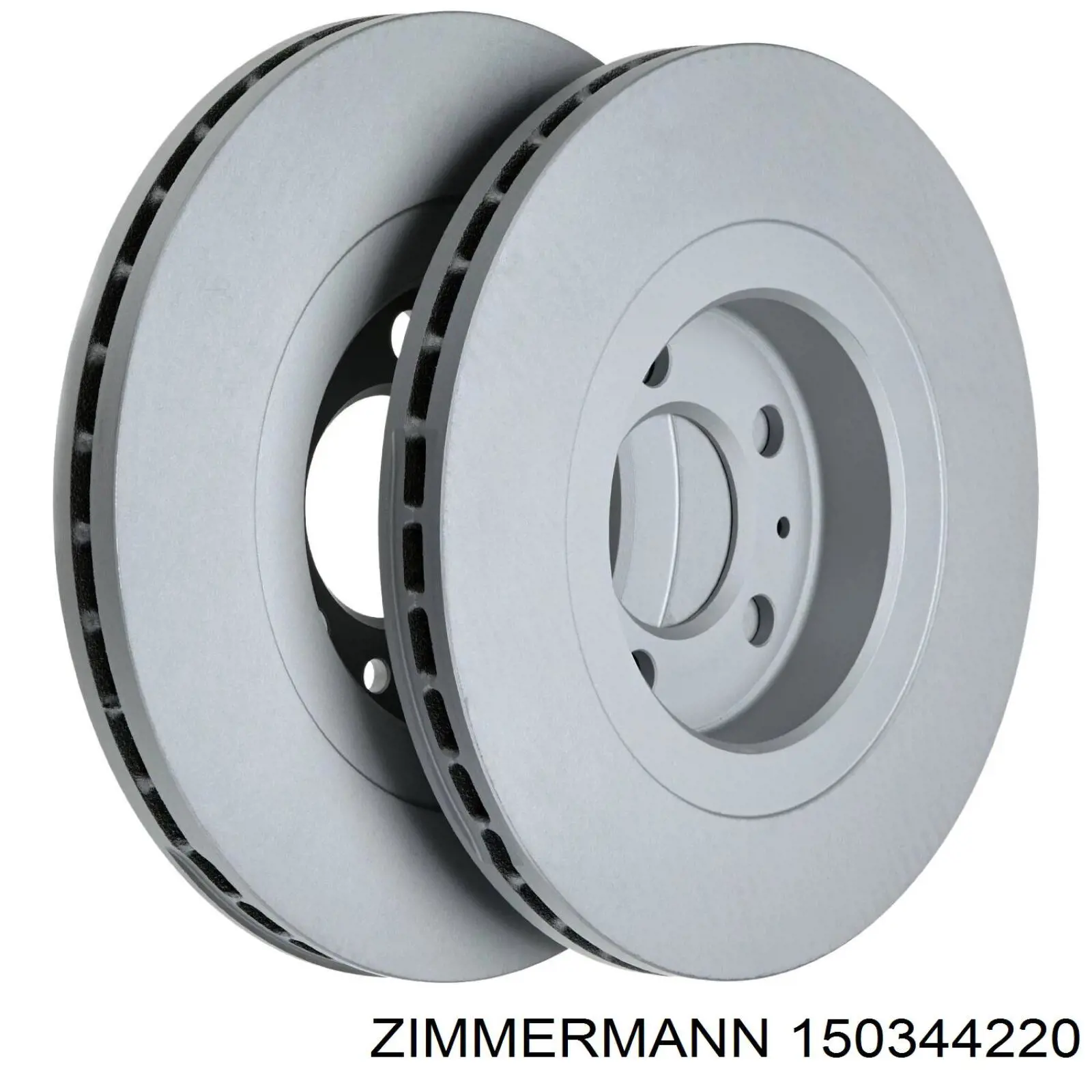 150344220 Zimmermann Диск тормозной передний
