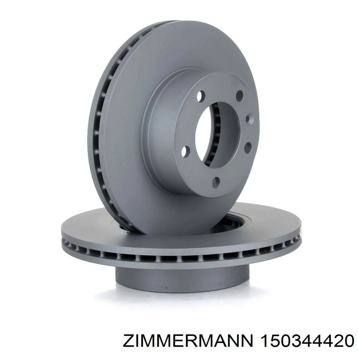 Передние тормозные диски 150344420 Zimmermann
