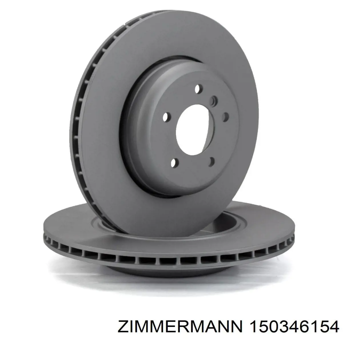 Купить 150346154 Zimmermann Диск тормозной задний