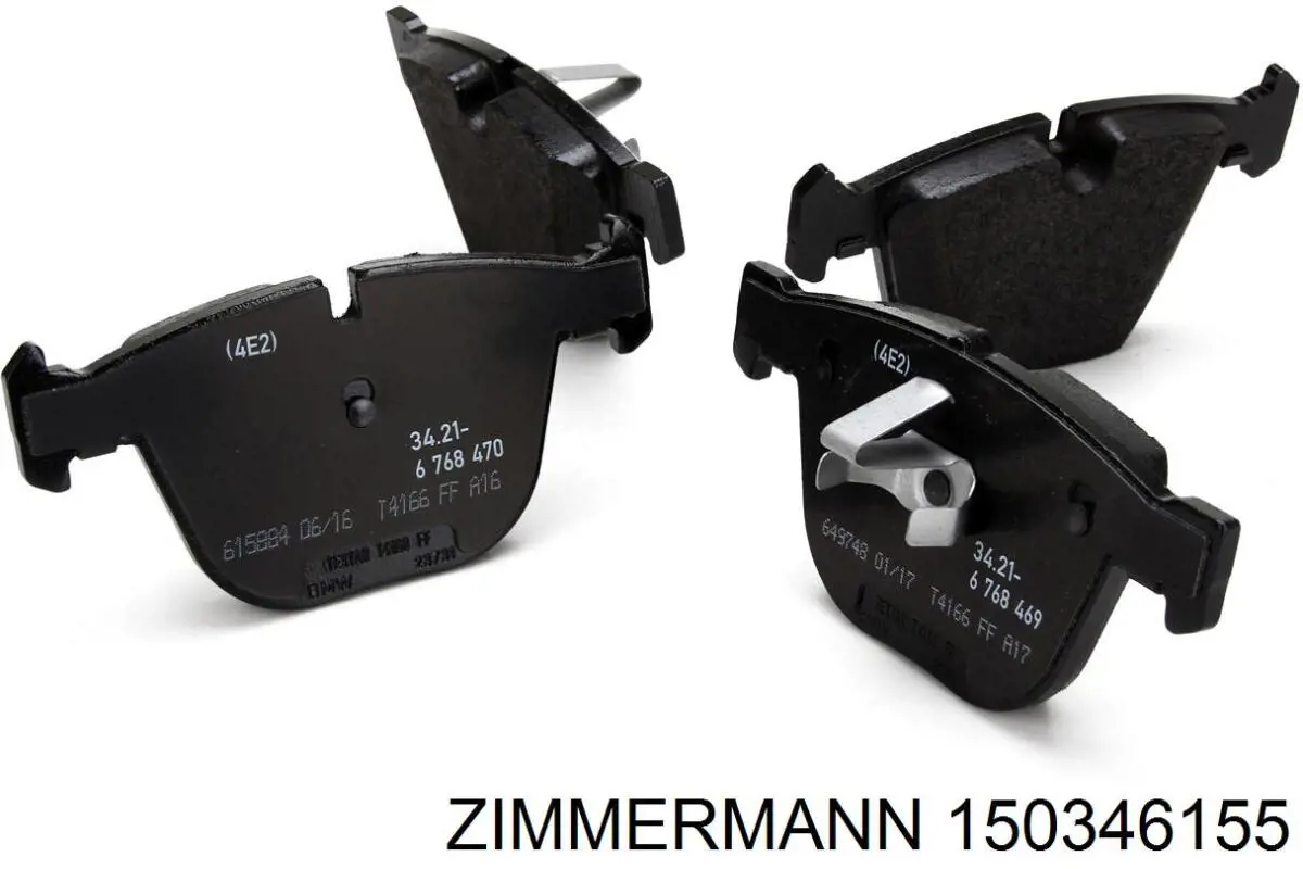 Купить 150346155 Zimmermann Диск тормозной задний