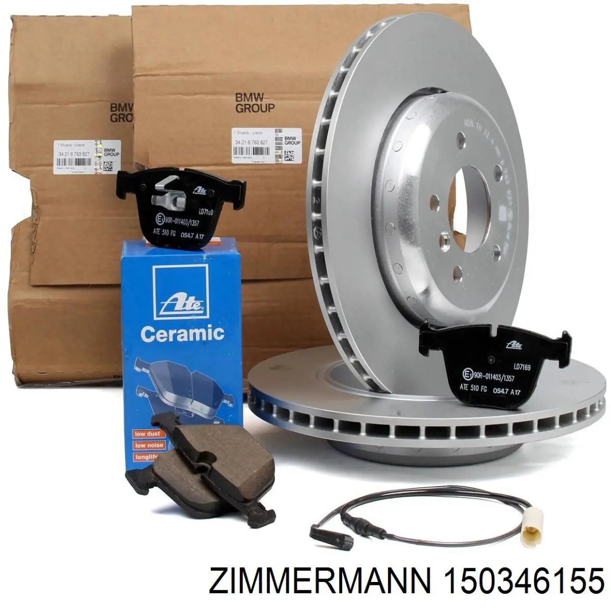 Тормозные диски 150346155 Zimmermann