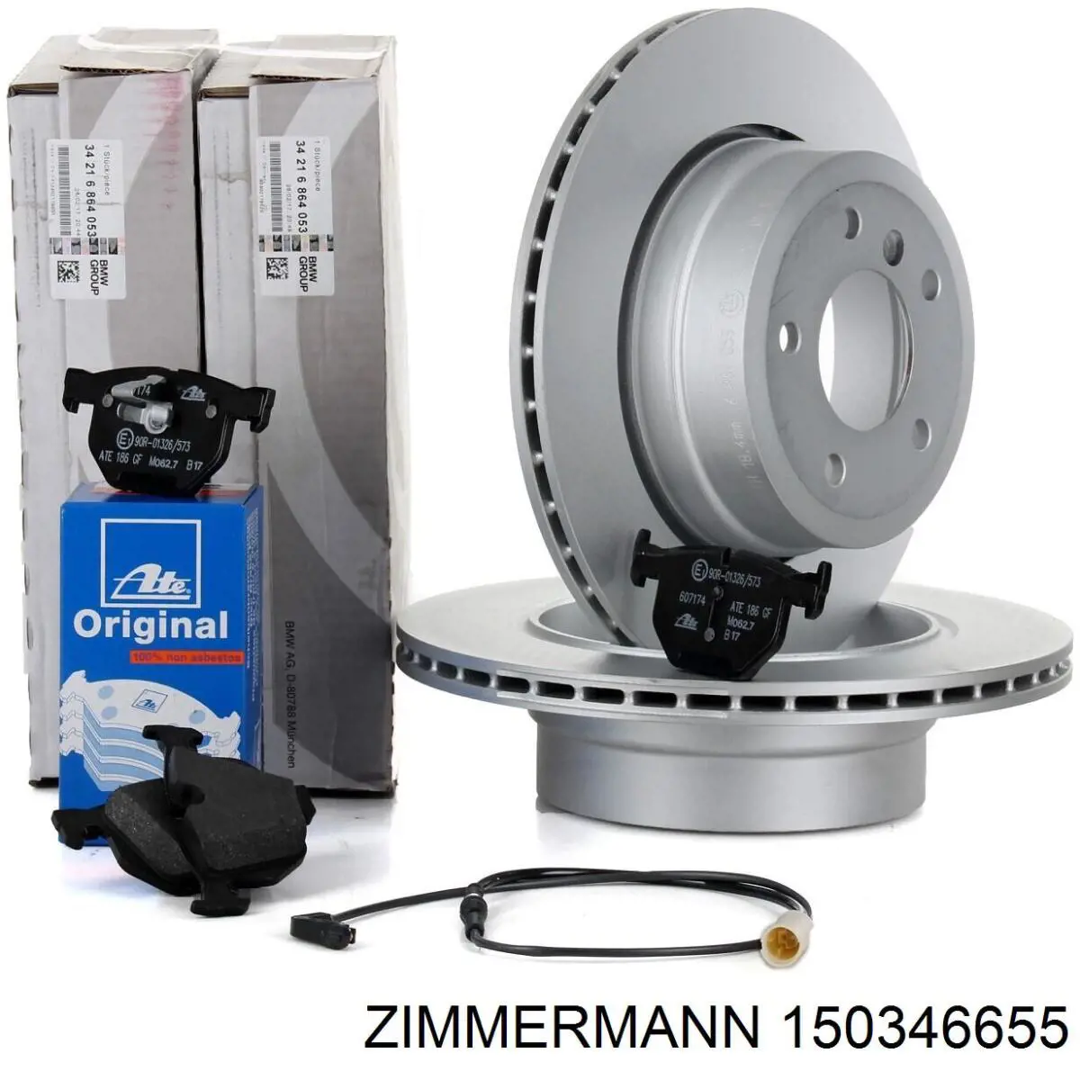 Тормозные диски 150346655 Zimmermann