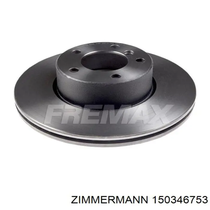 150346753 Zimmermann Диск тормозной передний