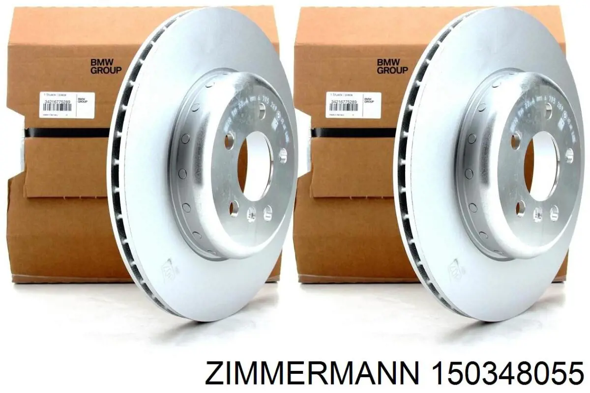 Купить 150348055 Zimmermann Диск тормозной задний