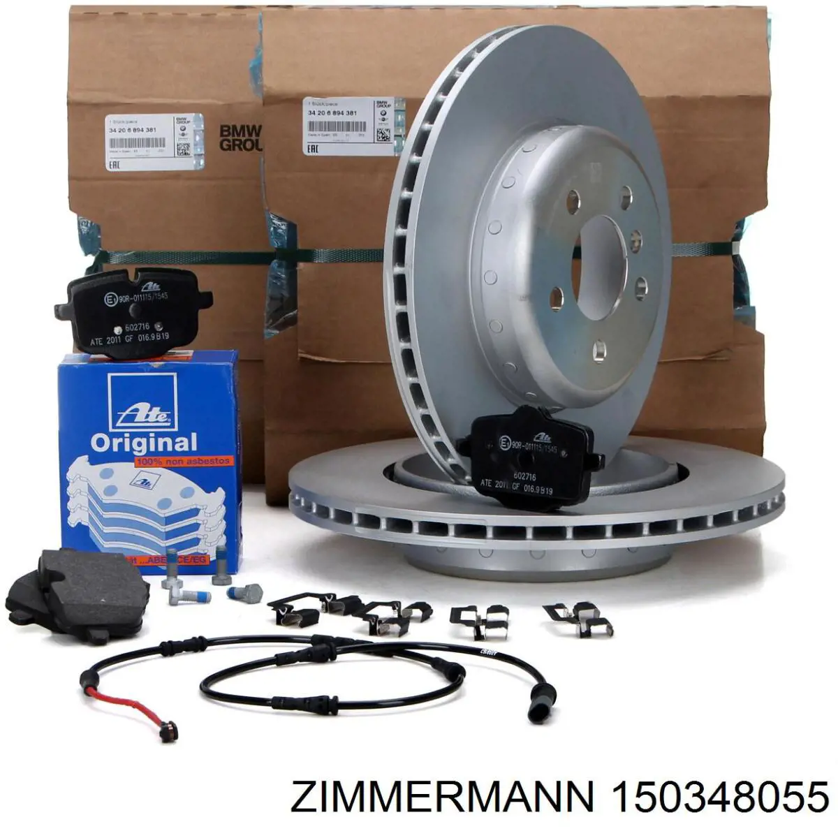 Тормозные диски 150348055 Zimmermann