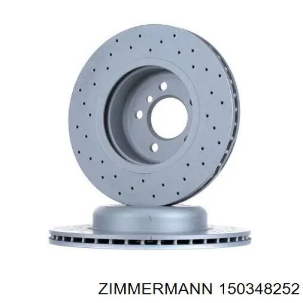 150348252 Zimmermann Диск тормозной передний