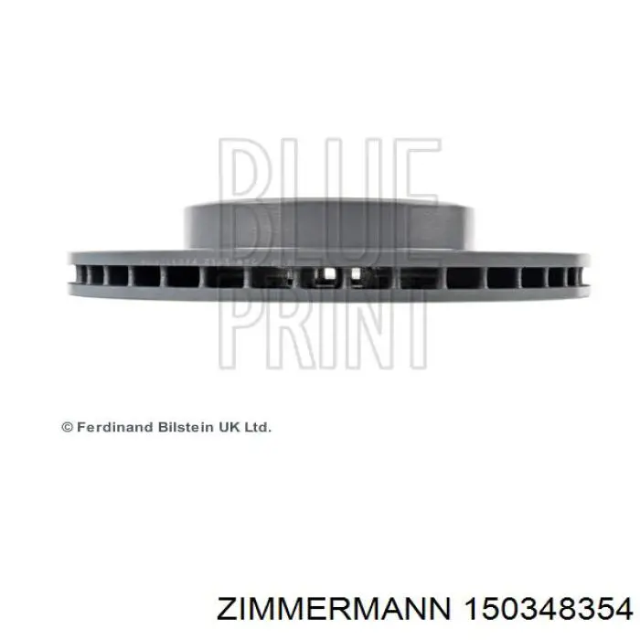 150348354 Zimmermann Диск тормозной передний