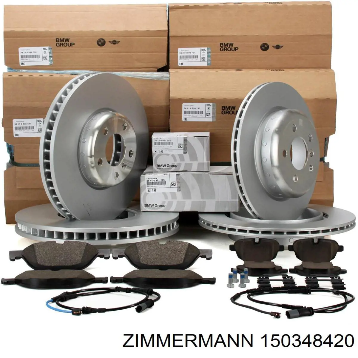 Тормозные диски 150348420 Zimmermann
