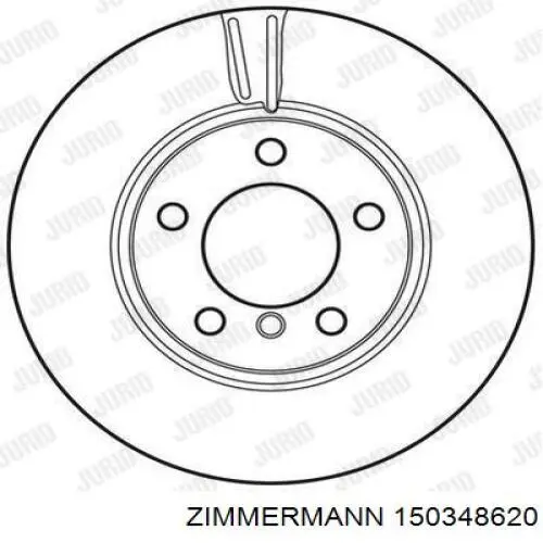 150348620 Zimmermann Диск тормозной передний