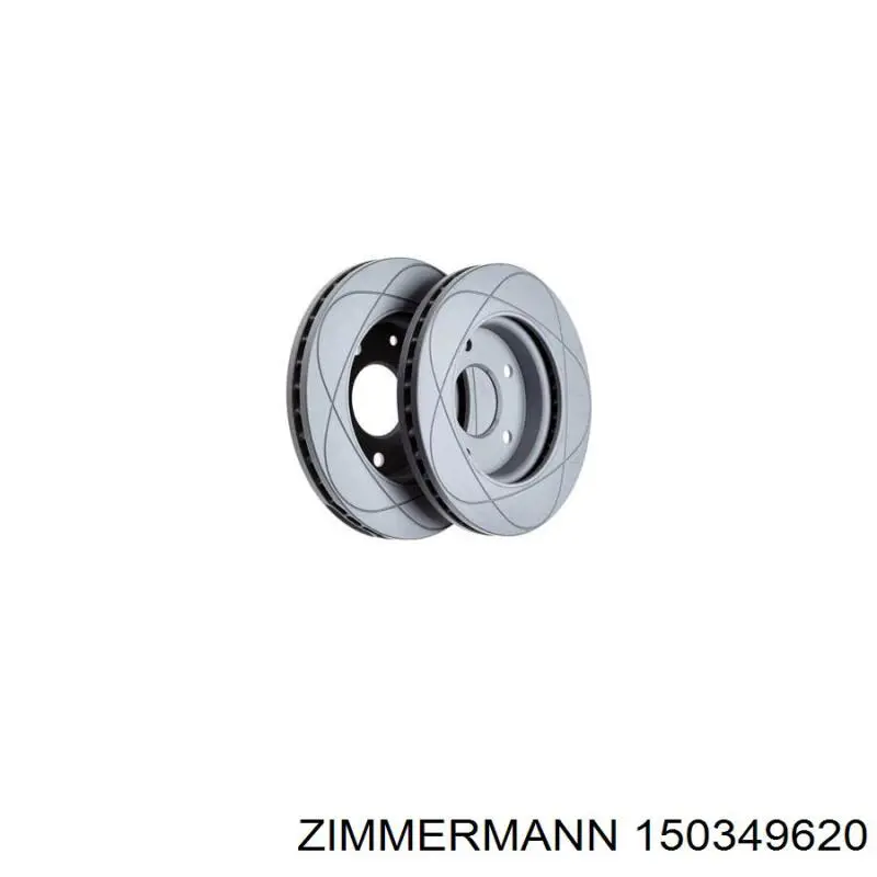 Тормоз дисковый передний Zimmermann 150349620 цена, от 61.58 USD