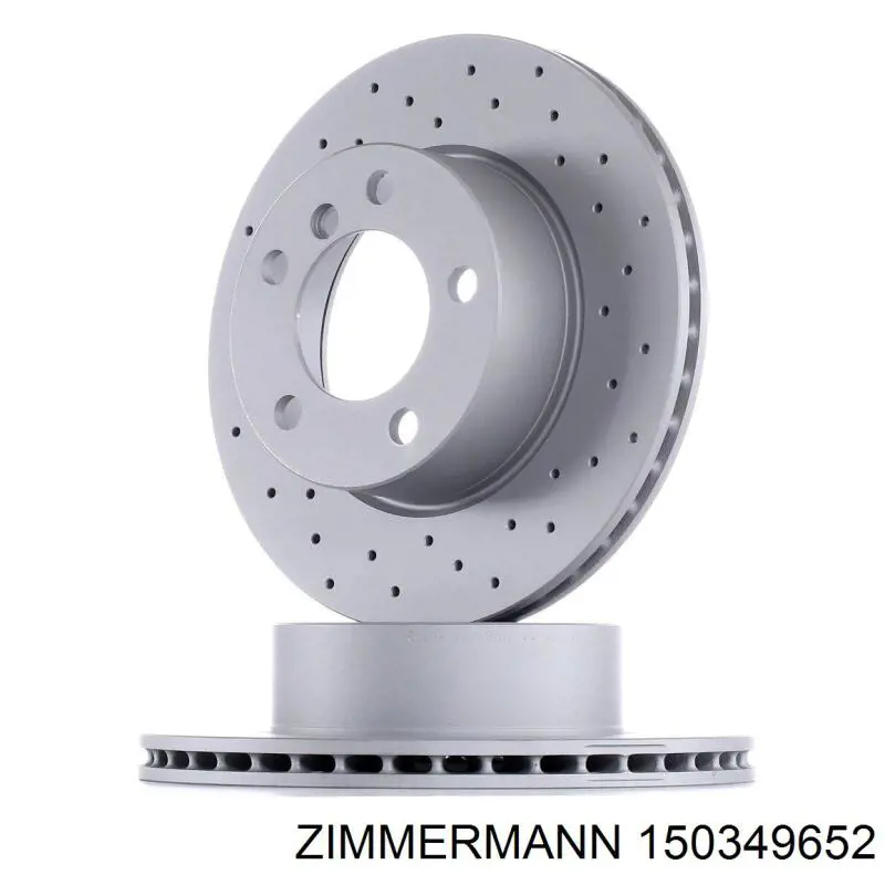 150349652 Zimmermann диск тормозной передний