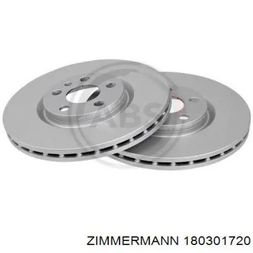180301720 Zimmermann Диск тормозной передний