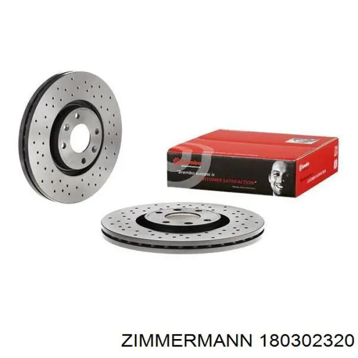 Купить 180302320 Zimmermann Ротор тормозной