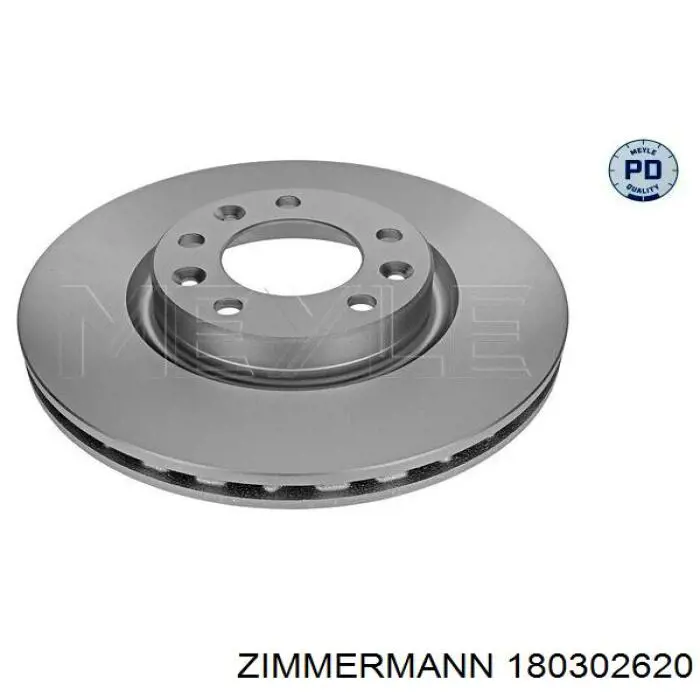 Передний тормозной диск Zimmermann 180302620